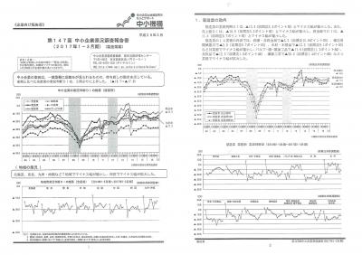 第１４７回 中小企業景況調査報告書（２０１７年１ー３月期　製造業 ）