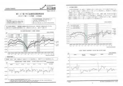 第１４７回 中小企業景況調査報告書（２０１７年 １ー３月期　小売業 ）